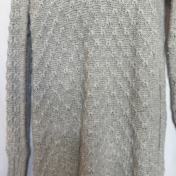 Anthropologie Sparrow Womens Cowl Neck Cable Knit Wool Sweater Dress Size XS - Picture 3 of 15